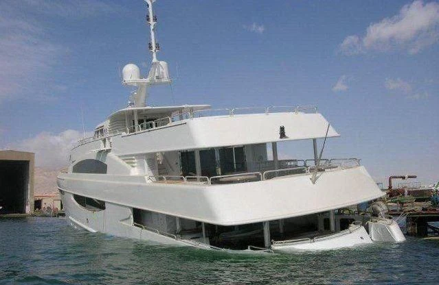 a white yacht in the water aboard OCEAN 1 Yacht for Sale