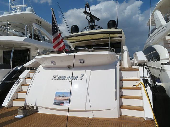 a boat on a deck aboard WOODEVER Yacht for Sale