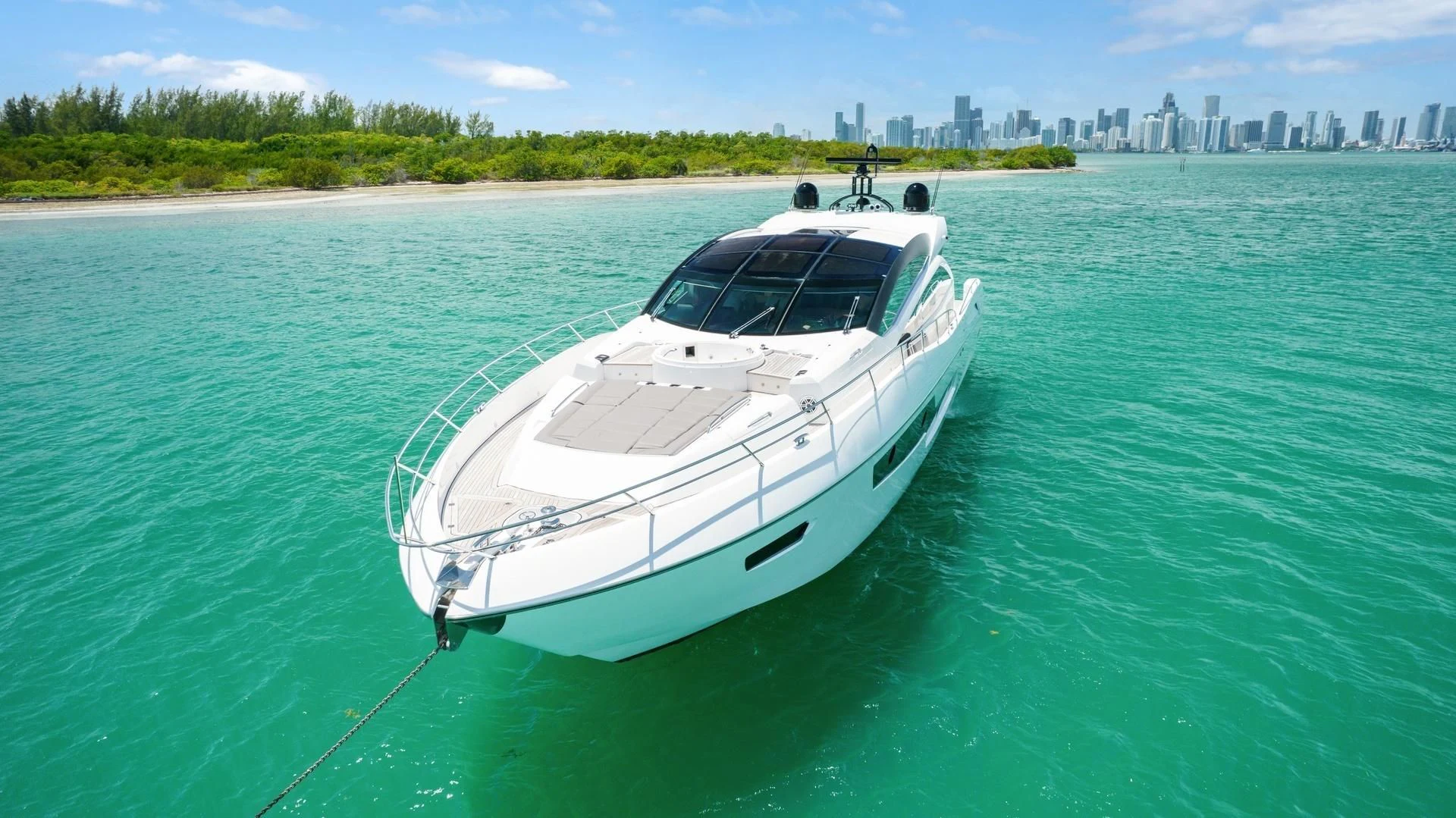 a boat in the water aboard WOODEVER Yacht for Sale