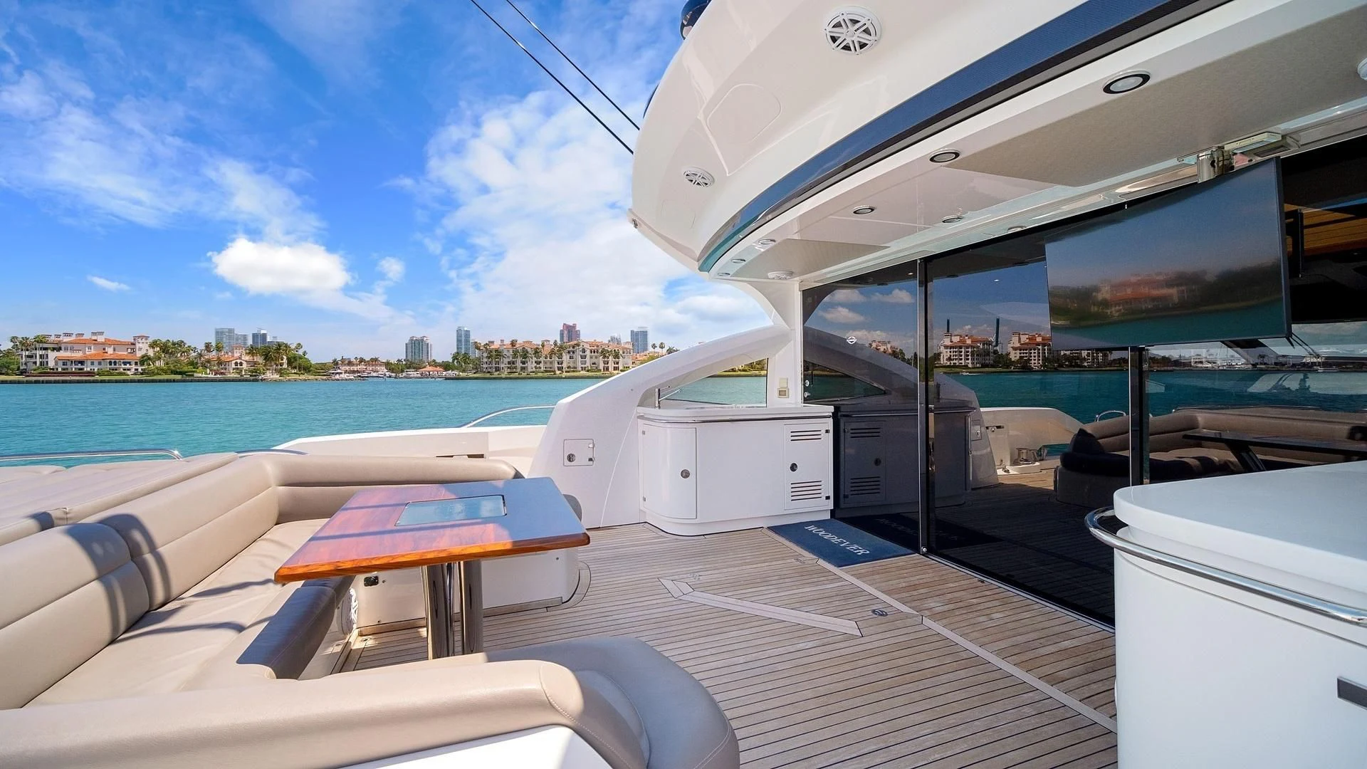 a boat on the water aboard WOODEVER Yacht for Sale
