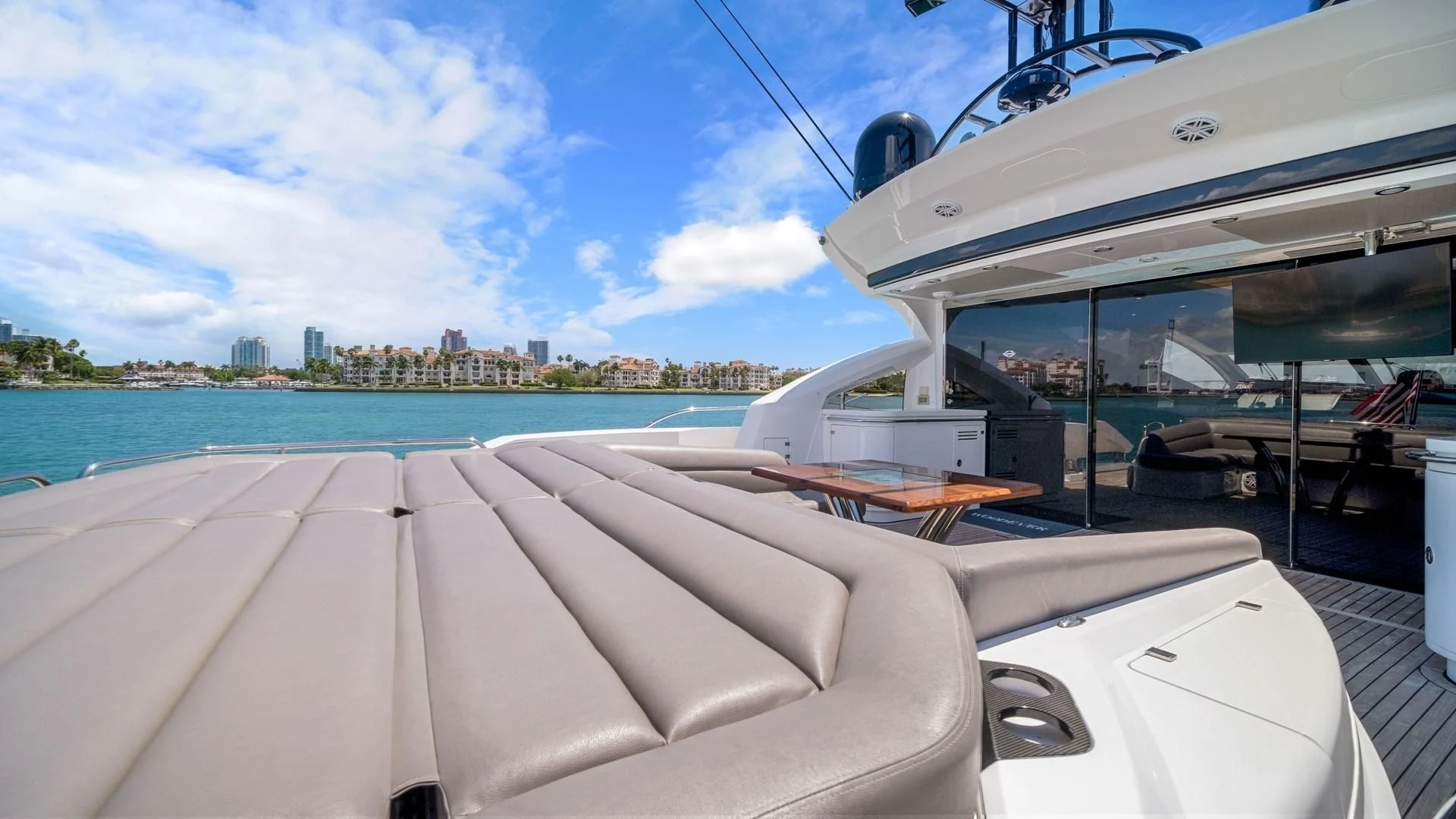 the front of a boat aboard WOODEVER Yacht for Sale