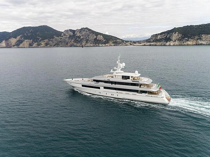 a boat on the water aboard FRAMURA Yacht for Sale