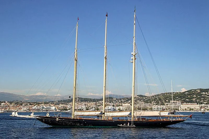 a boat on the water aboard ATLANTIC Yacht for Charter