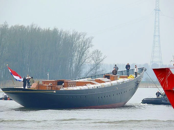 a boat on the water aboard ATLANTIC Yacht for Charter