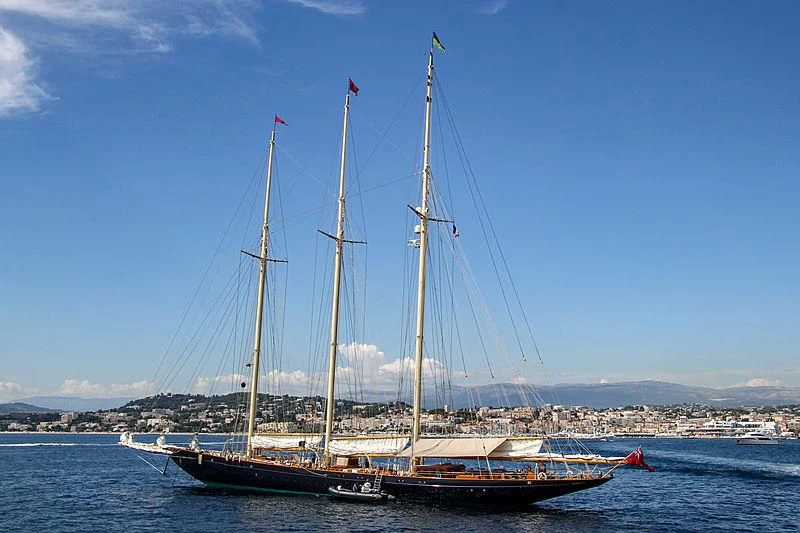 a boat on the water aboard ATLANTIC Yacht for Charter