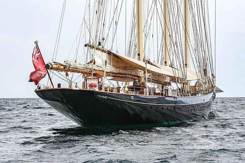 a boat on the water aboard ATLANTIC Yacht for Charter