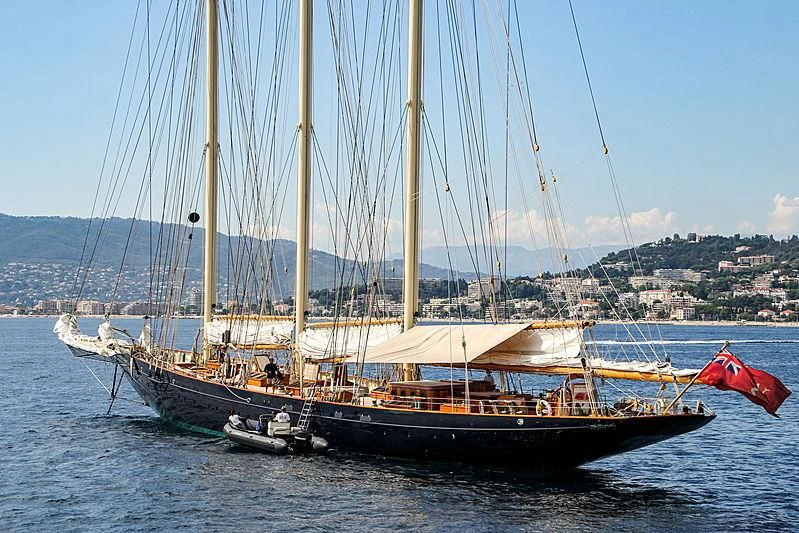 a boat on the water aboard ATLANTIC Yacht for Charter