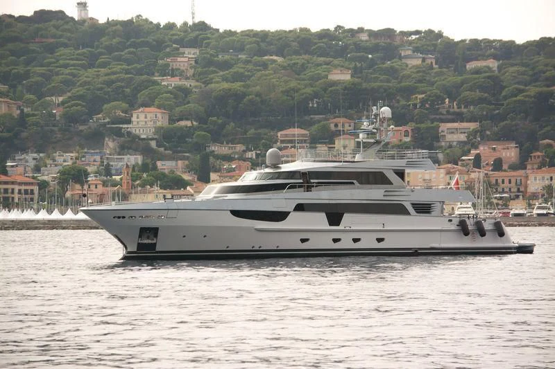 a boat on the water aboard ANTALIS Yacht for Sale