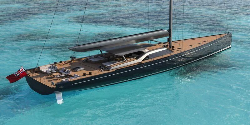 a boat on the water aboard NILAYA Yacht for Sale