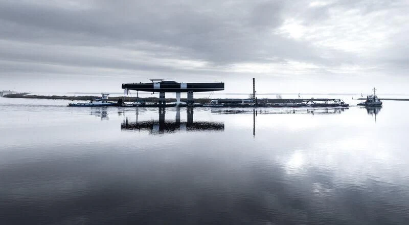 a dock with a boat in the water aboard NILAYA Yacht for Sale
