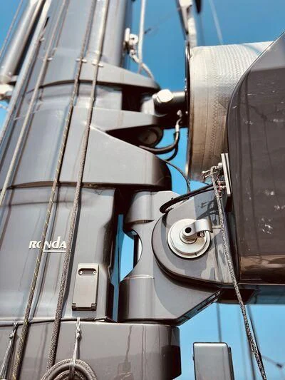 a close-up of a building aboard NILAYA Yacht for Sale