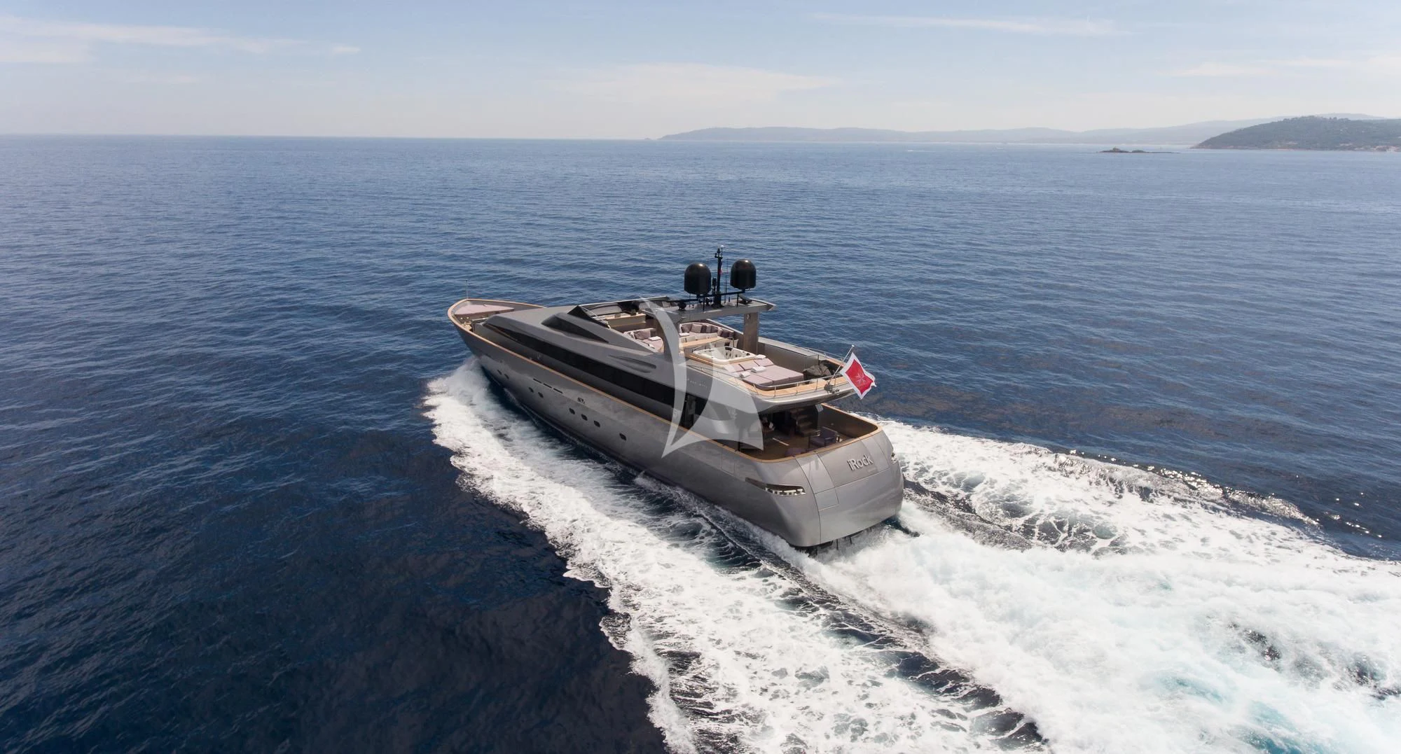 a boat on the water aboard IROCK Yacht for Sale