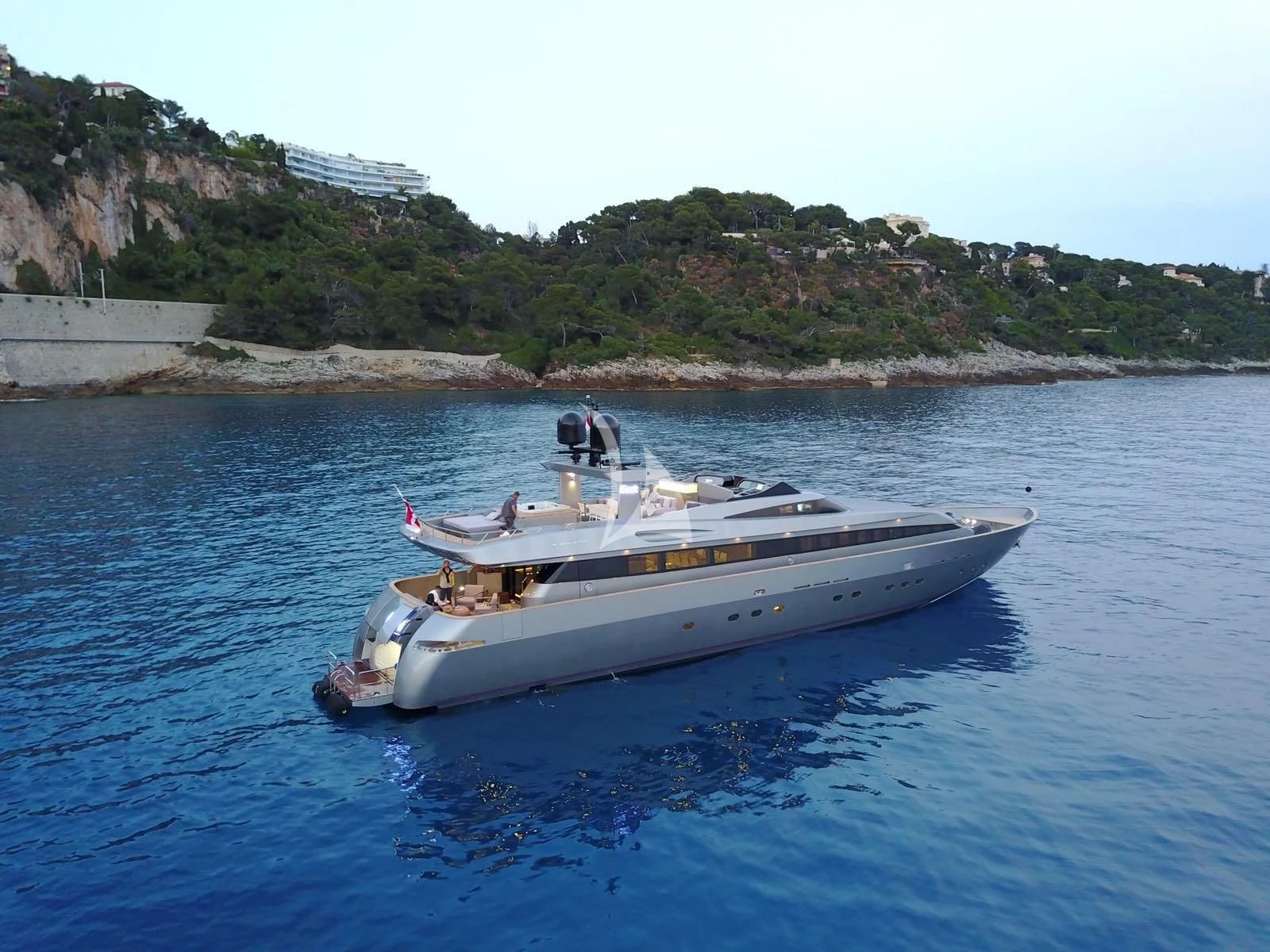 a boat in the water aboard IROCK Yacht for Sale