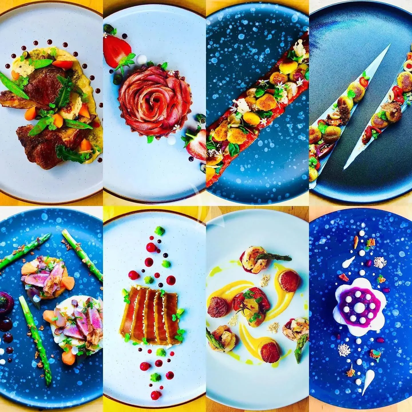 a table with food on it aboard IROCK Yacht for Sale