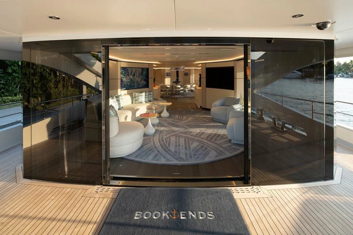 a large modern house aboard INFINITY Yacht for Sale