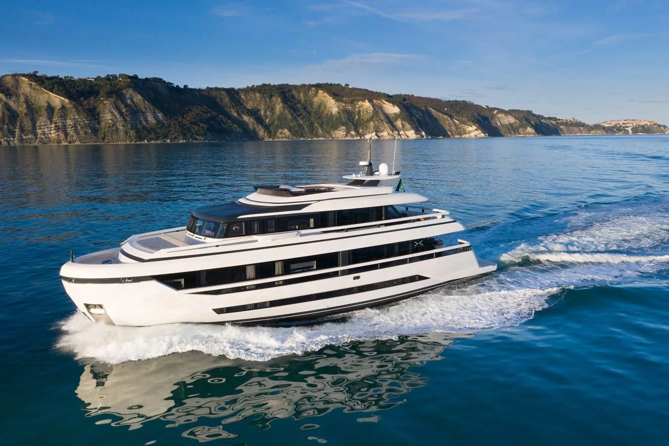 a boat on the water aboard X96 TRIPLEX HULL.4 Yacht for Sale