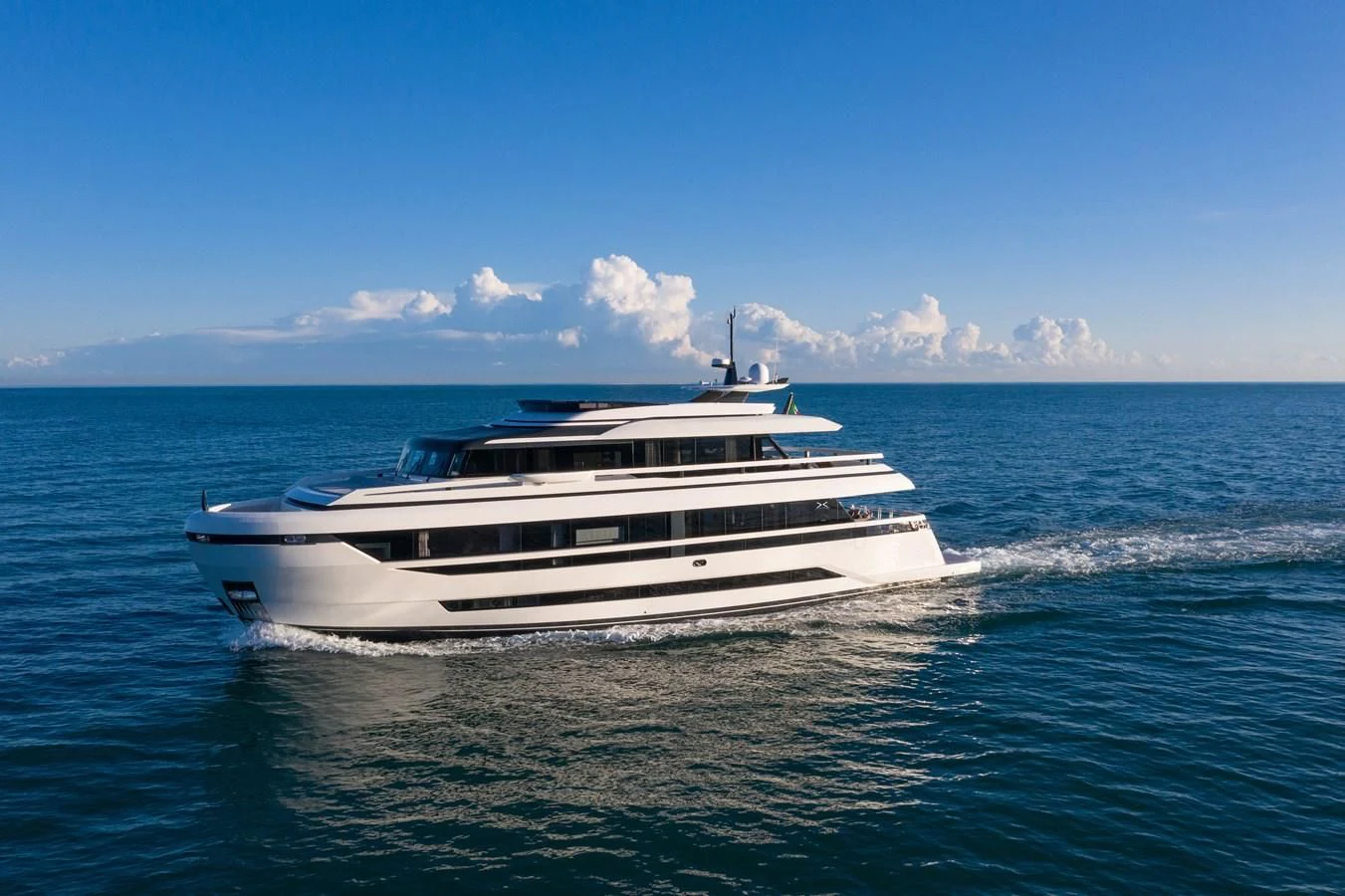 a white boat in the water aboard X96 TRIPLEX HULL.4 Yacht for Sale