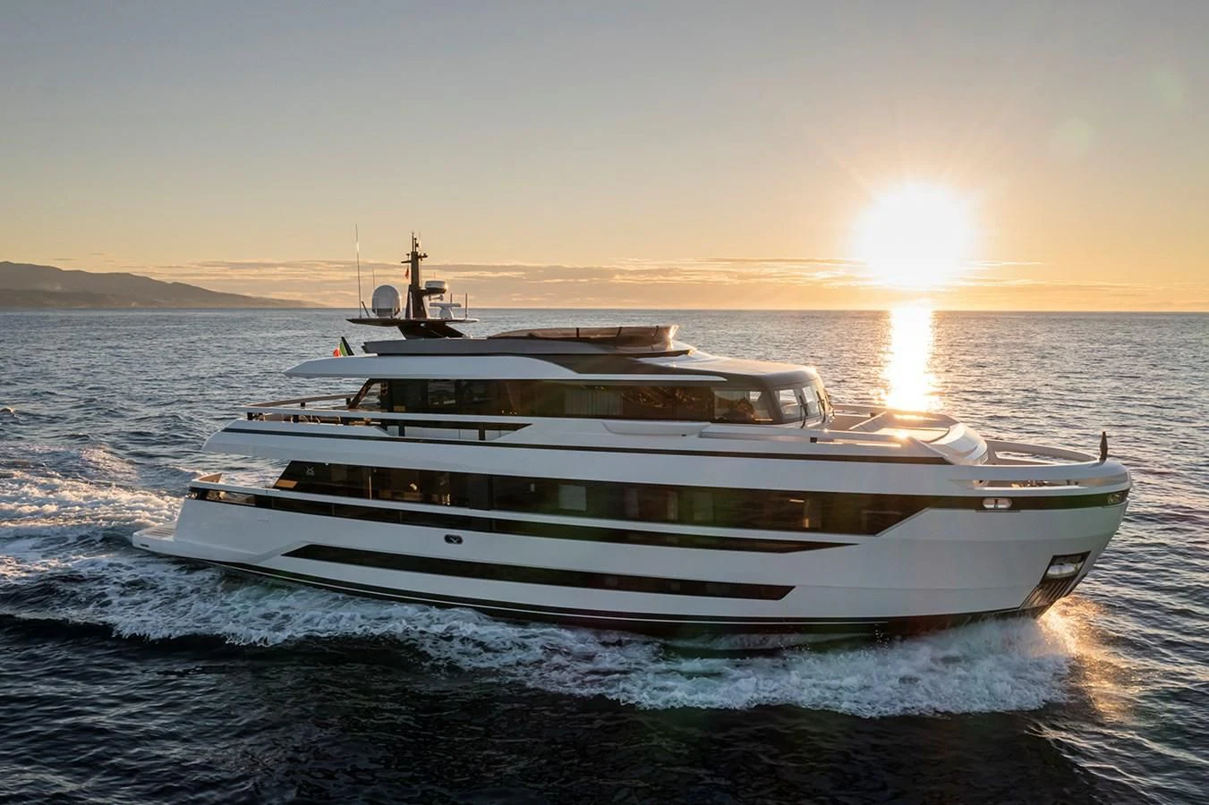 a white yacht on the water aboard X96 TRIPLEX HULL.4 Yacht for Sale