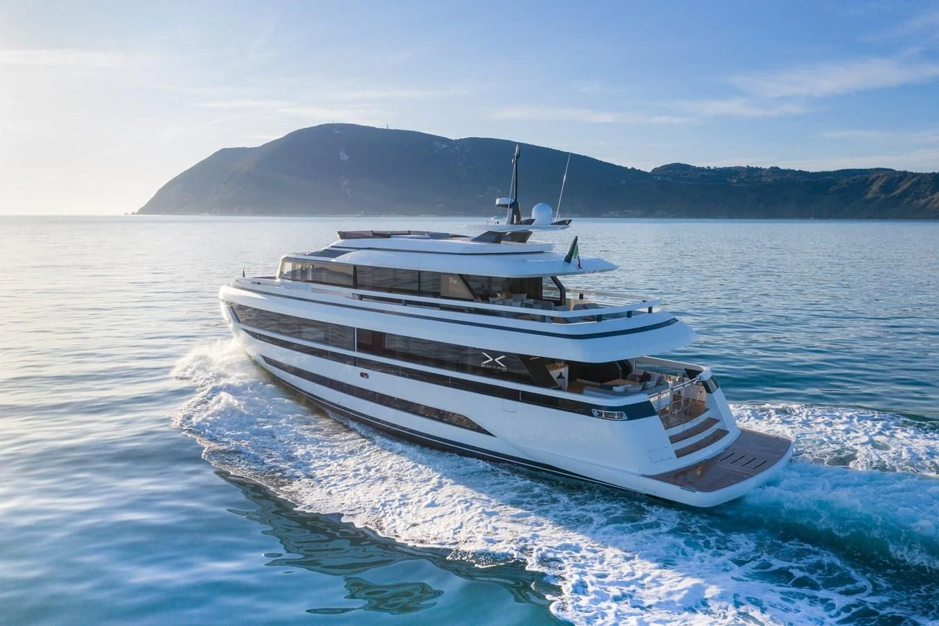 a boat on the water aboard X96 TRIPLEX HULL.4 Yacht for Sale