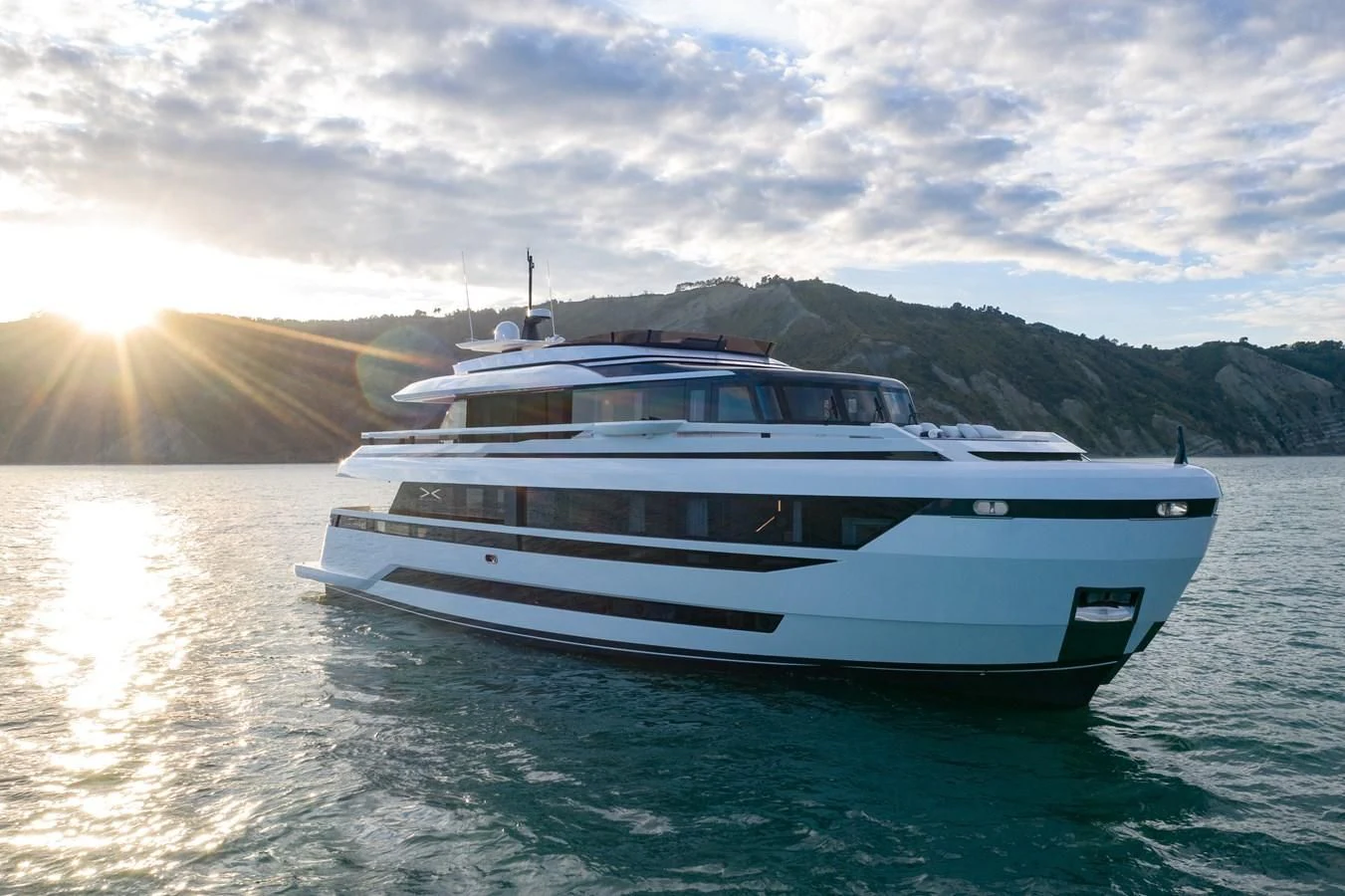 a boat in the water aboard X96 TRIPLEX HULL.4 Yacht for Sale