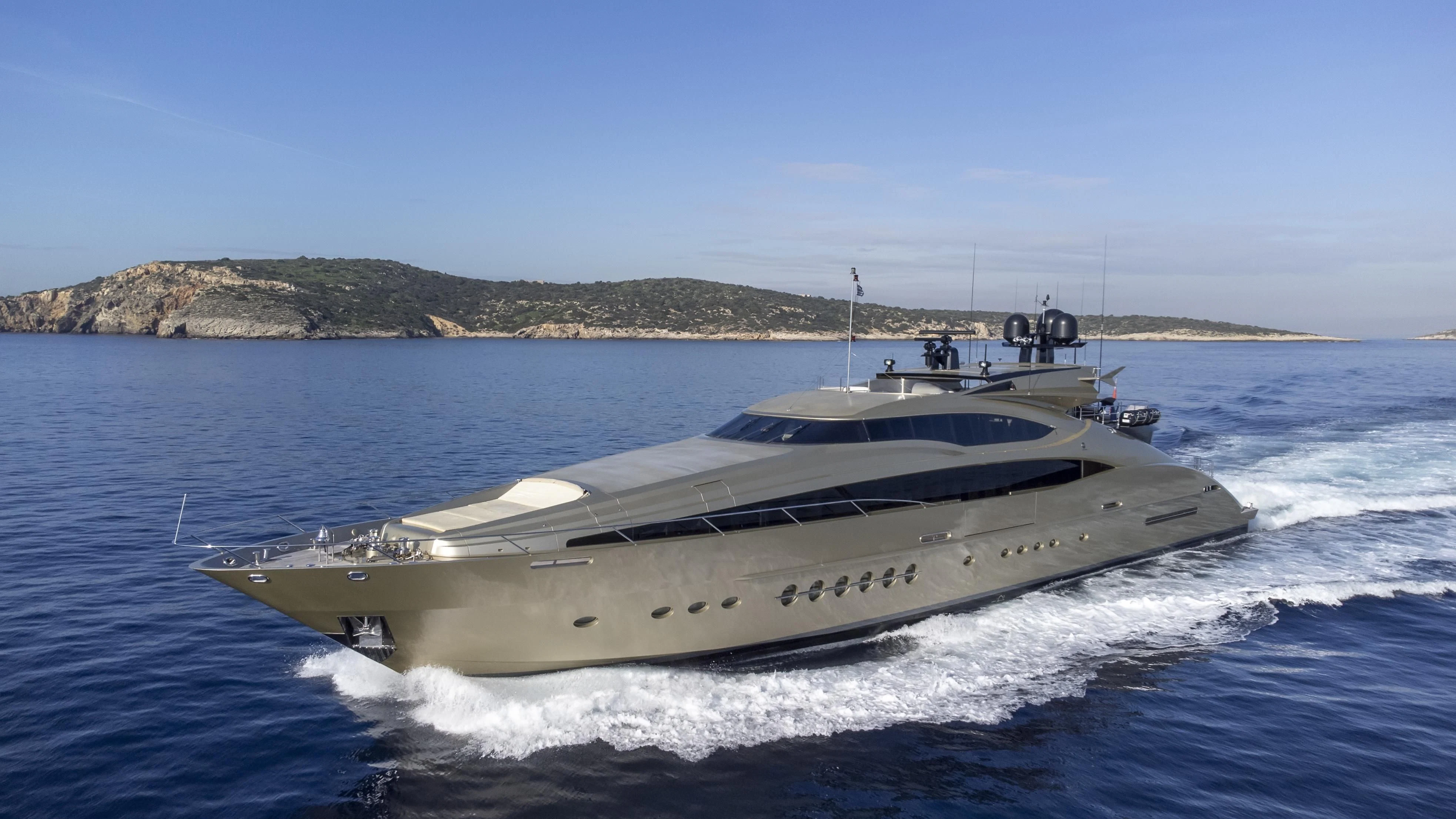 a boat on the water aboard HOKULANI Yacht for Sale