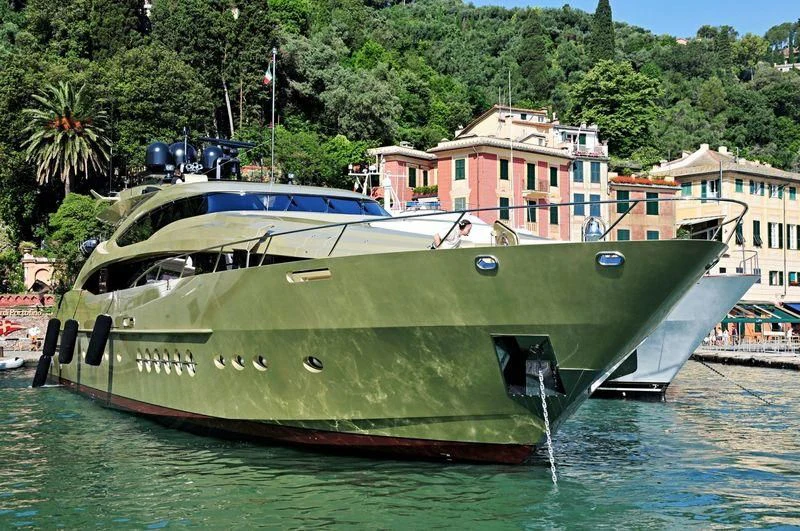 a boat in the water aboard HOKULANI Yacht for Sale