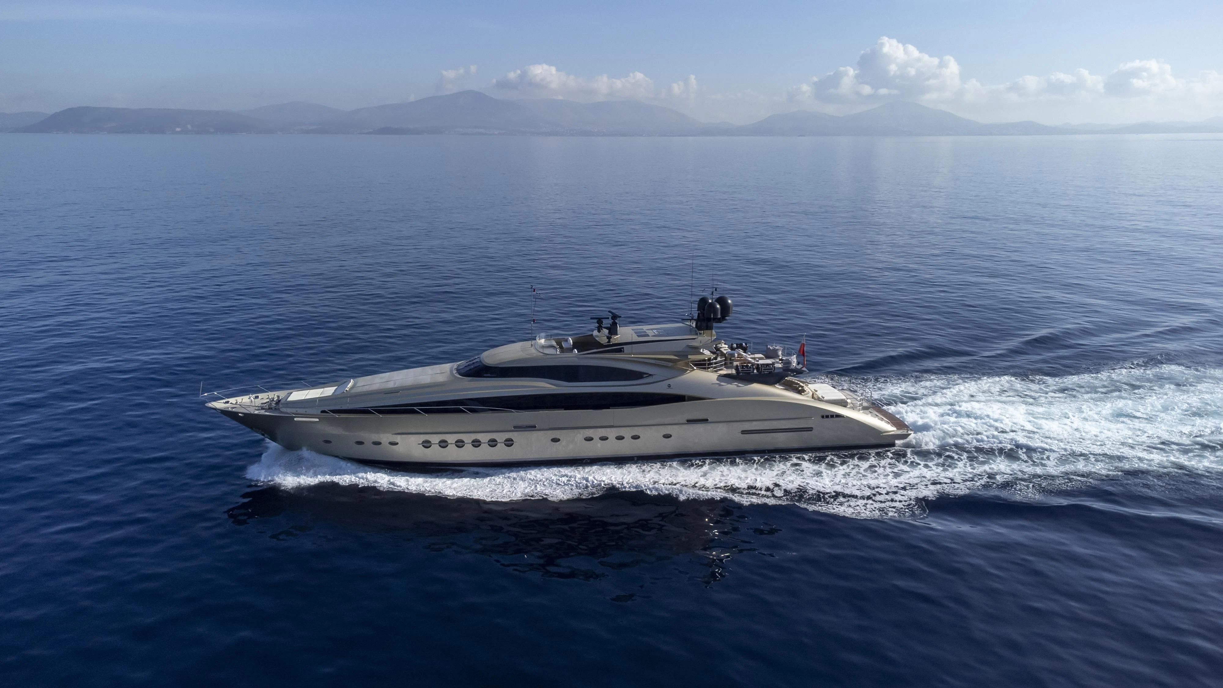 a boat in the water aboard HOKULANI Yacht for Sale