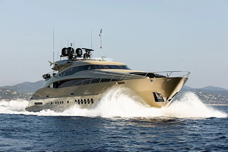 a boat on the water aboard HOKULANI Yacht for Sale