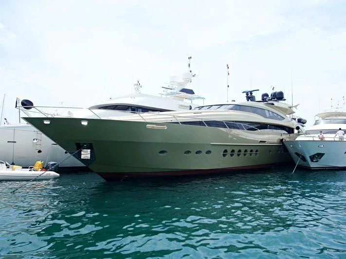 a boat in the water aboard HOKULANI Yacht for Sale