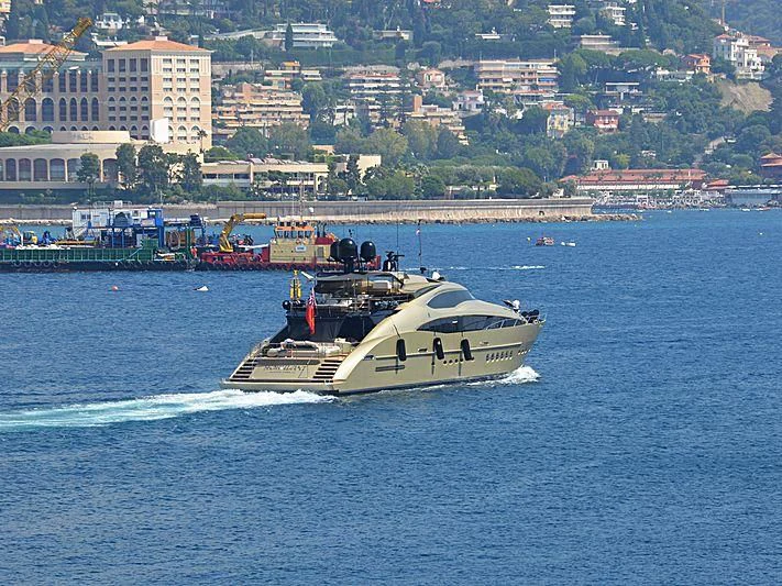 a boat on the water aboard HOKULANI Yacht for Sale