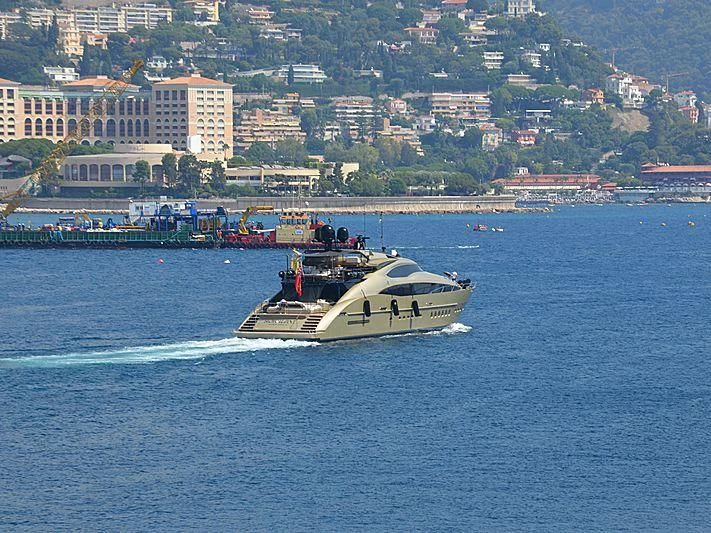 a boat on the water aboard HOKULANI Yacht for Sale