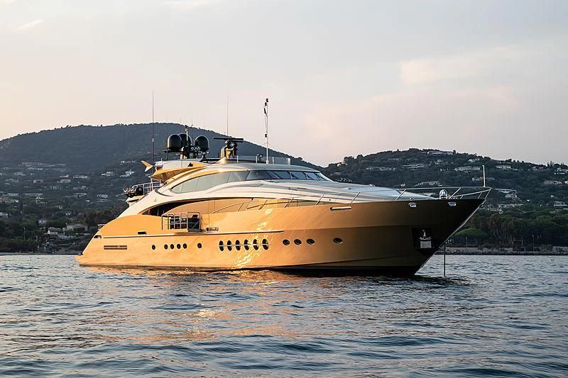 a boat in the water aboard HOKULANI Yacht for Sale
