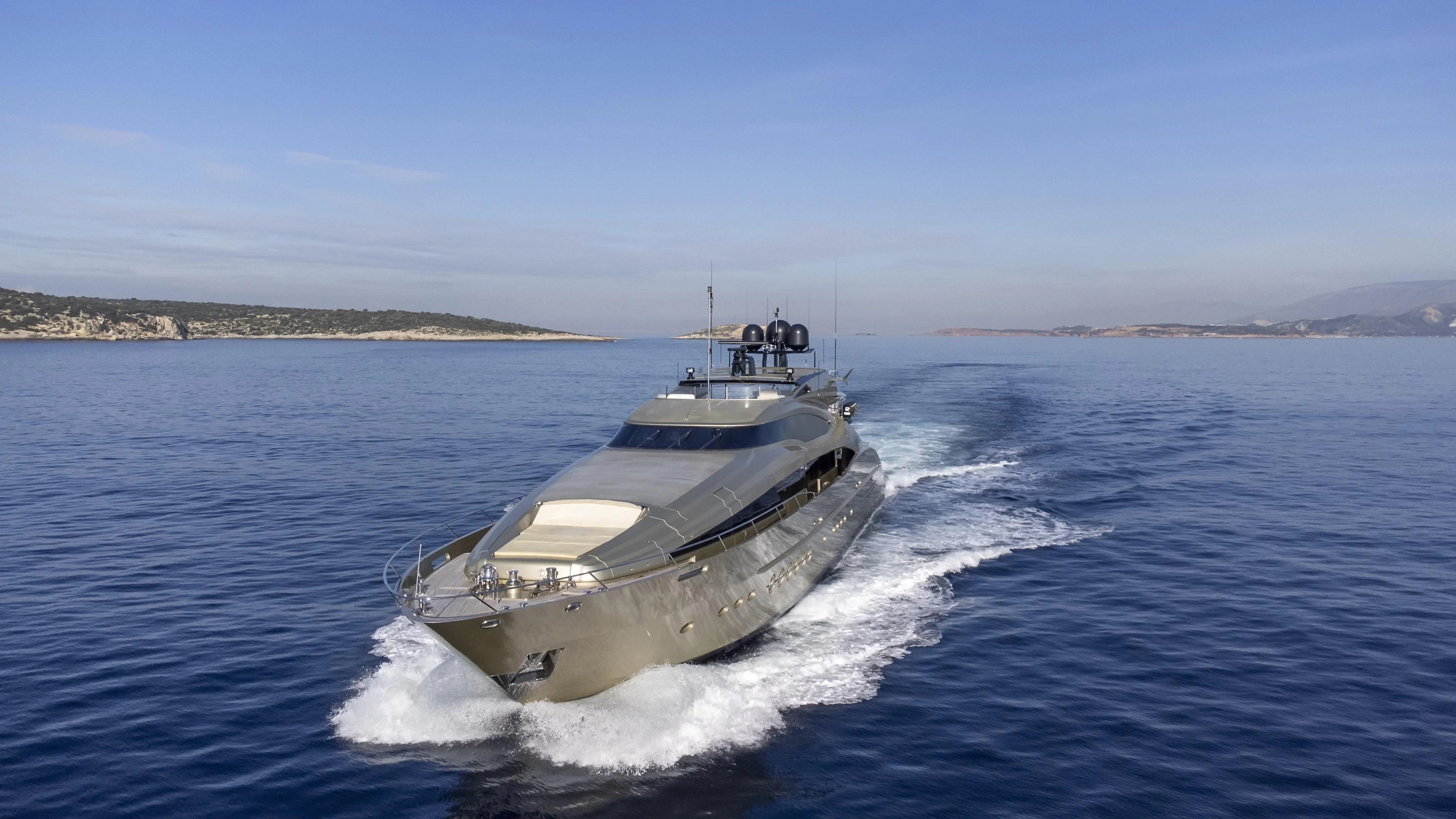 a boat on the water aboard HOKULANI Yacht for Sale