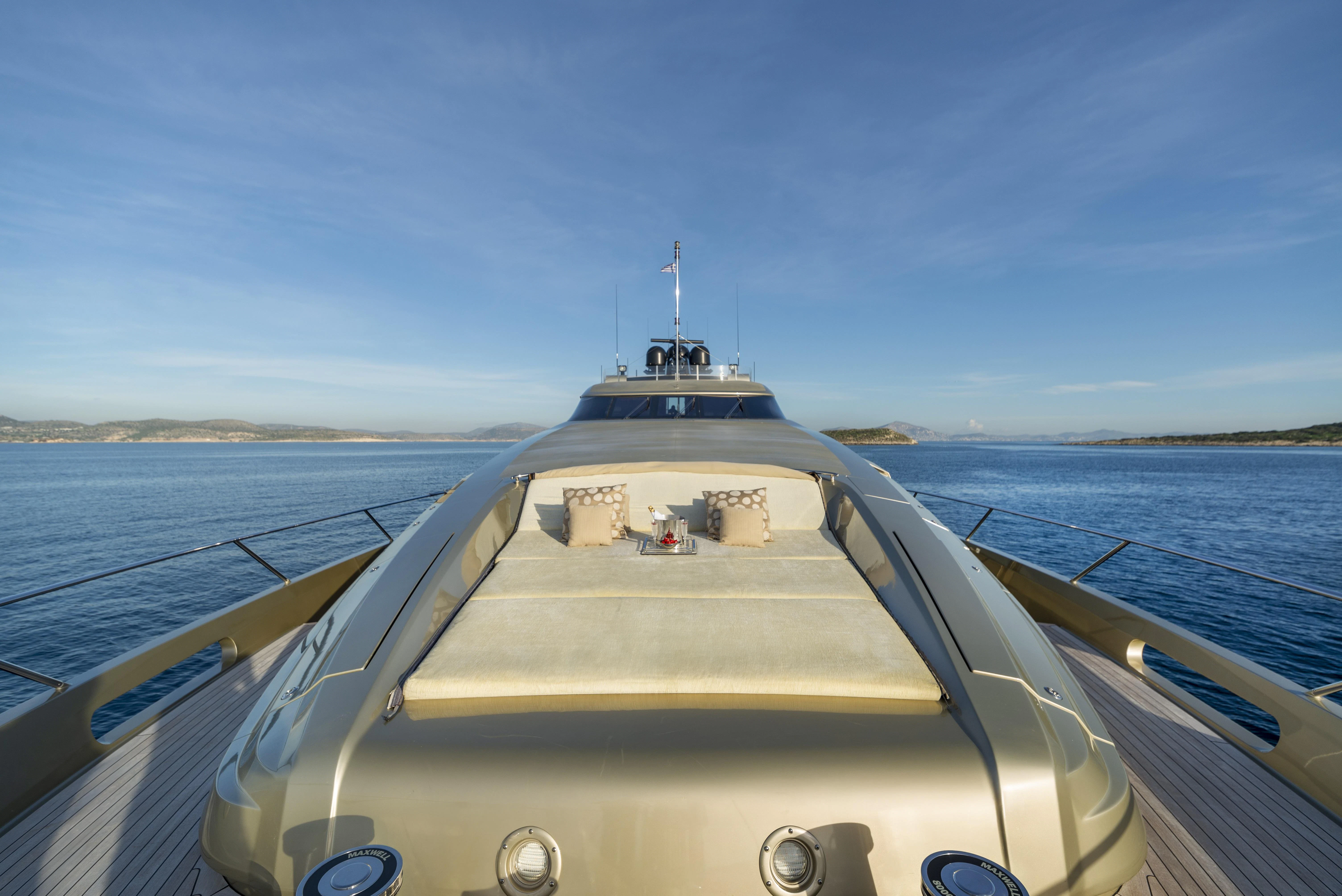 a boat on the water aboard HOKULANI Yacht for Sale