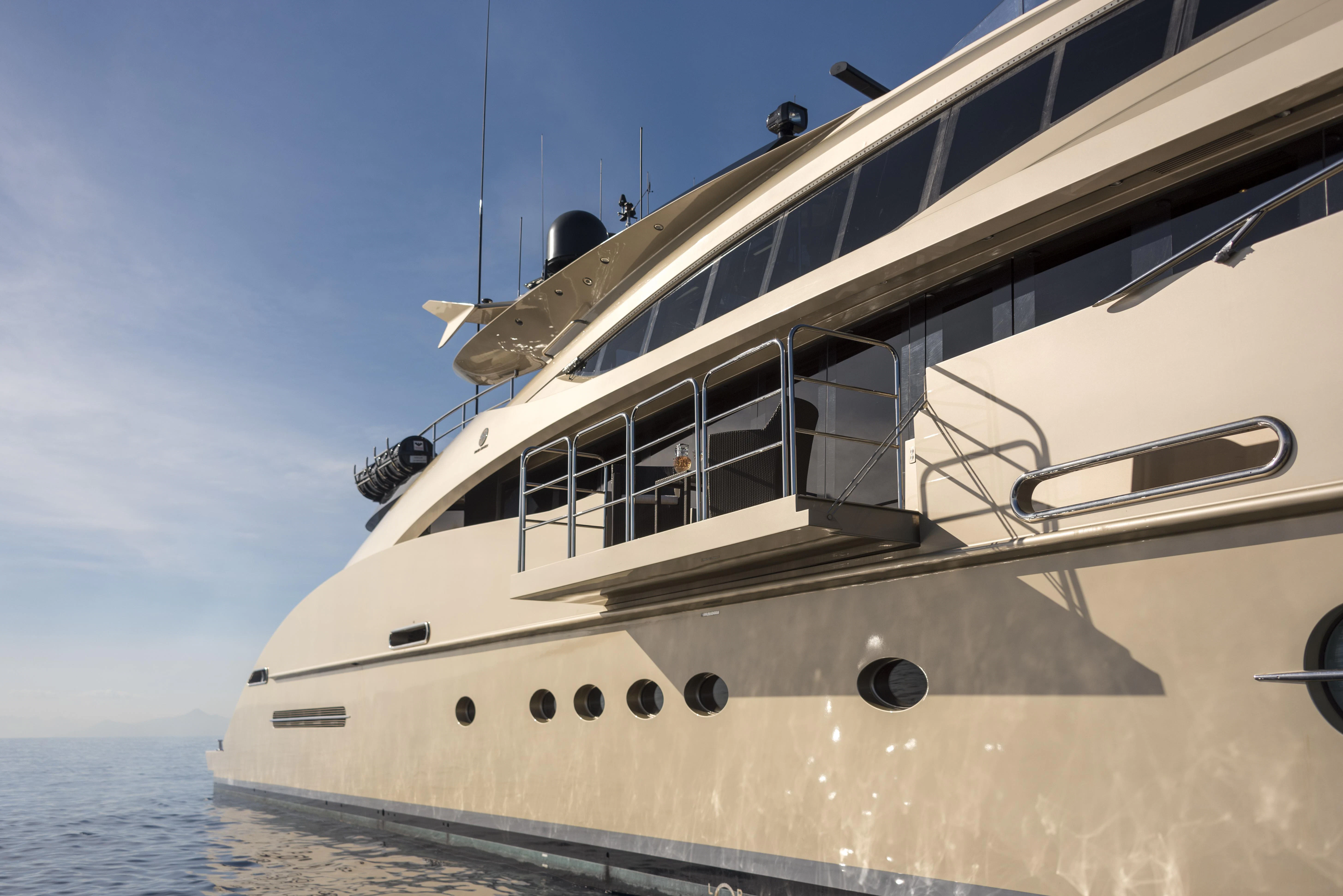 a boat on the water aboard HOKULANI Yacht for Sale