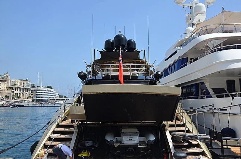 a boat in the water aboard HOKULANI Yacht for Sale