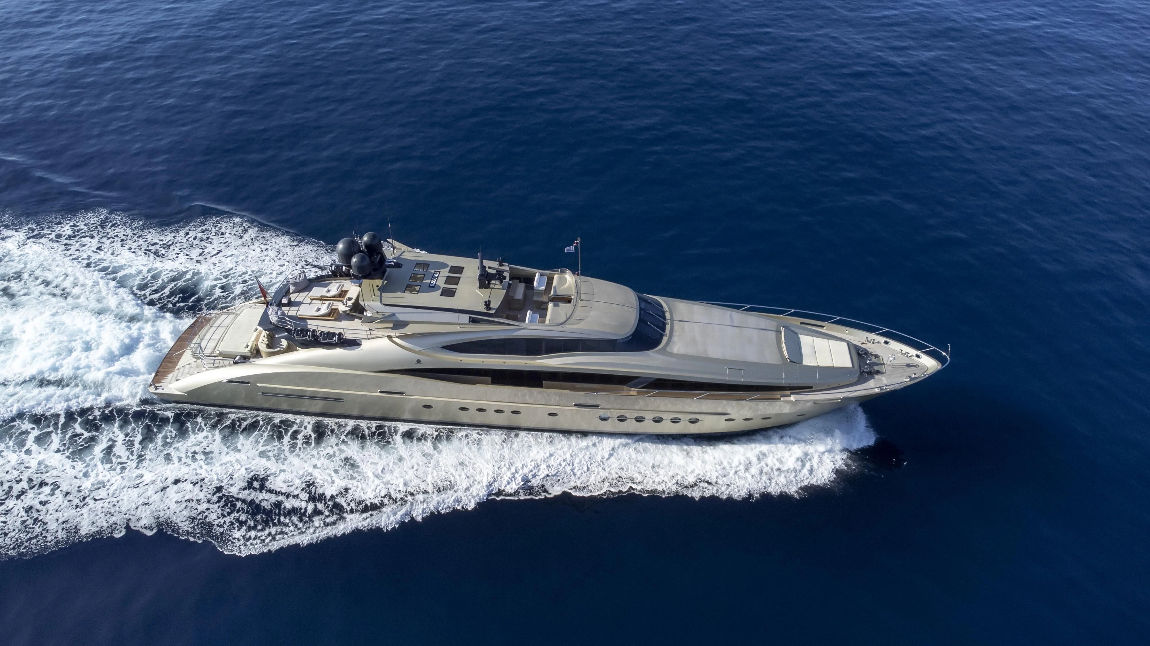 a boat in the water aboard HOKULANI Yacht for Sale