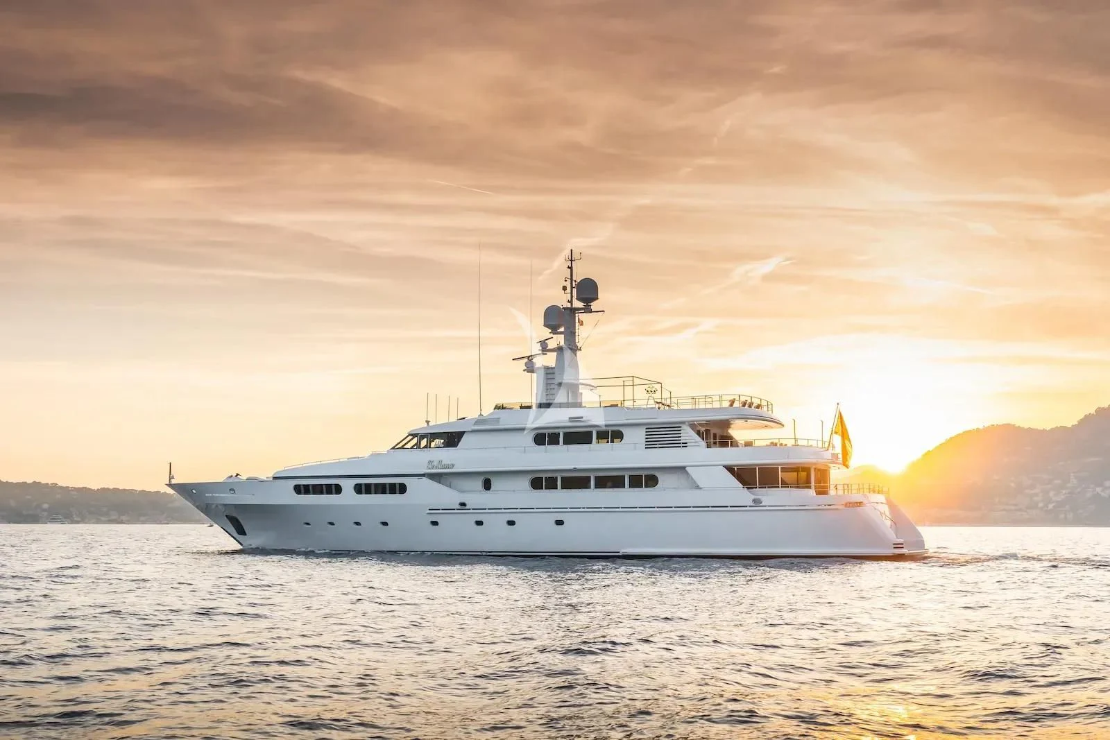 a boat in the water aboard TE MANU Yacht for Charter