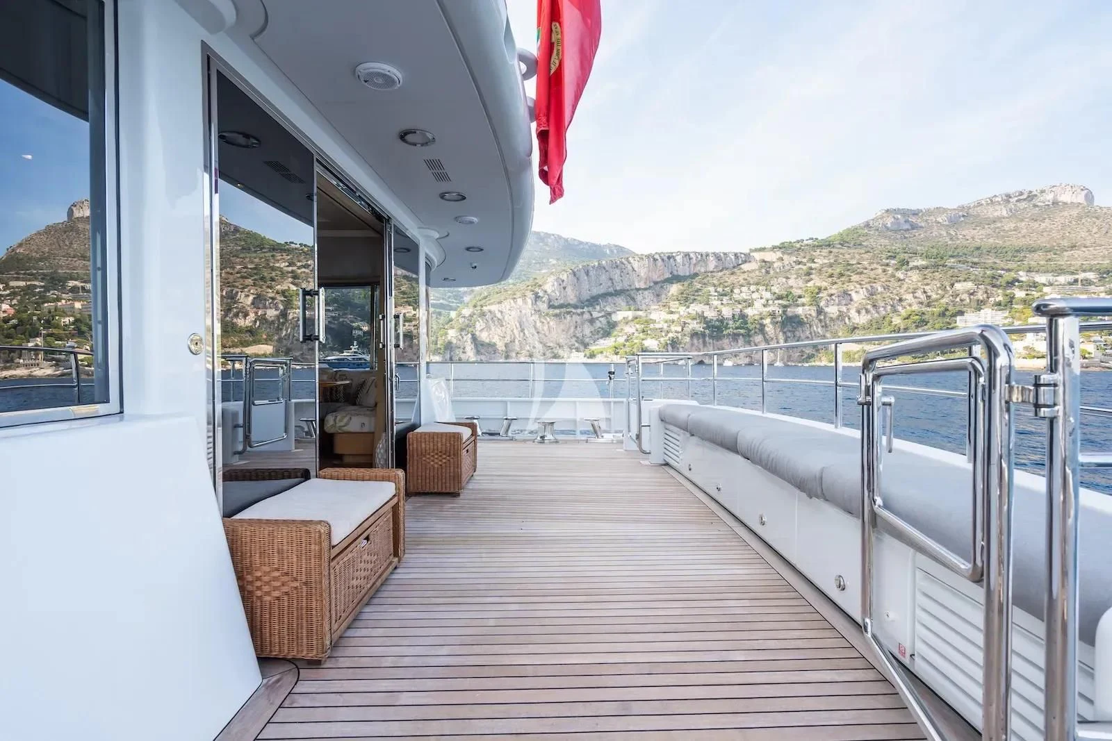 a boat on a body of water aboard TE MANU Yacht for Charter