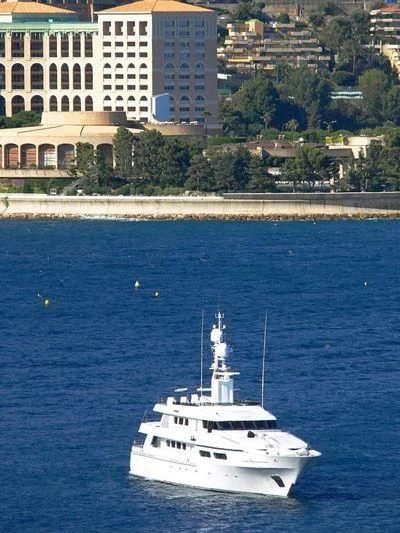 a boat sailing on water aboard TE MANU Yacht for Charter