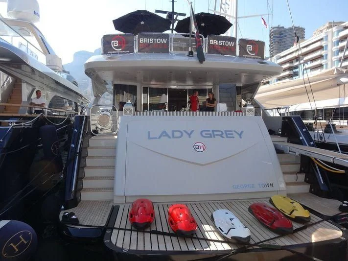 a large white sign on a boat aboard TENACITY Yacht for Sale