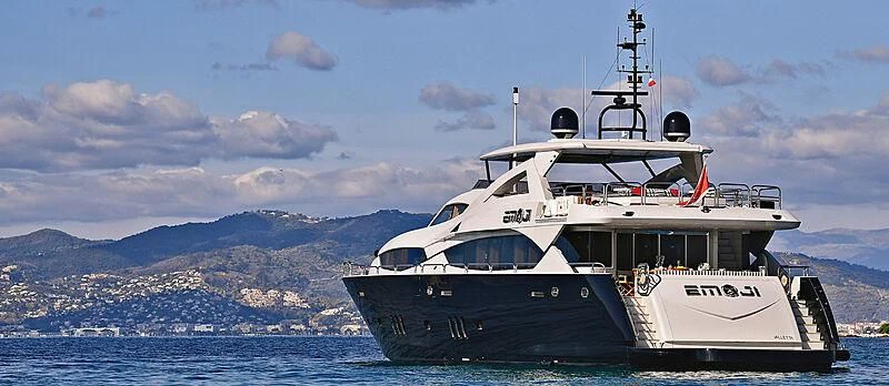 a boat in the water aboard TENACITY Yacht for Sale