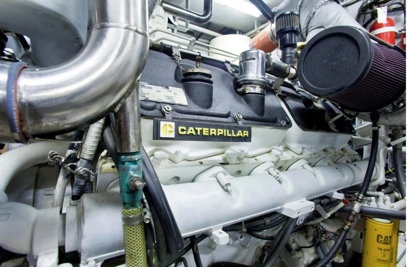 close-up of a machine aboard GOLDEN EAGLE Yacht for Sale