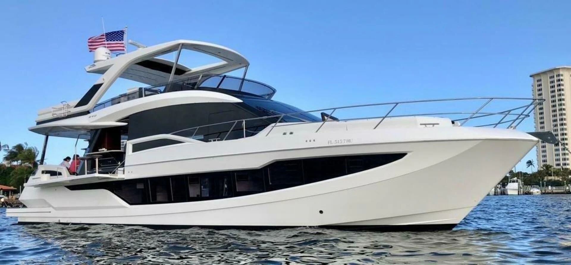 a boat on the water aboard GODSPEED Yacht for Sale