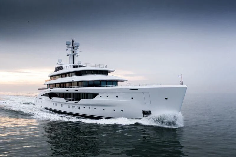 a boat on the water aboard ENERGY Yacht for Sale