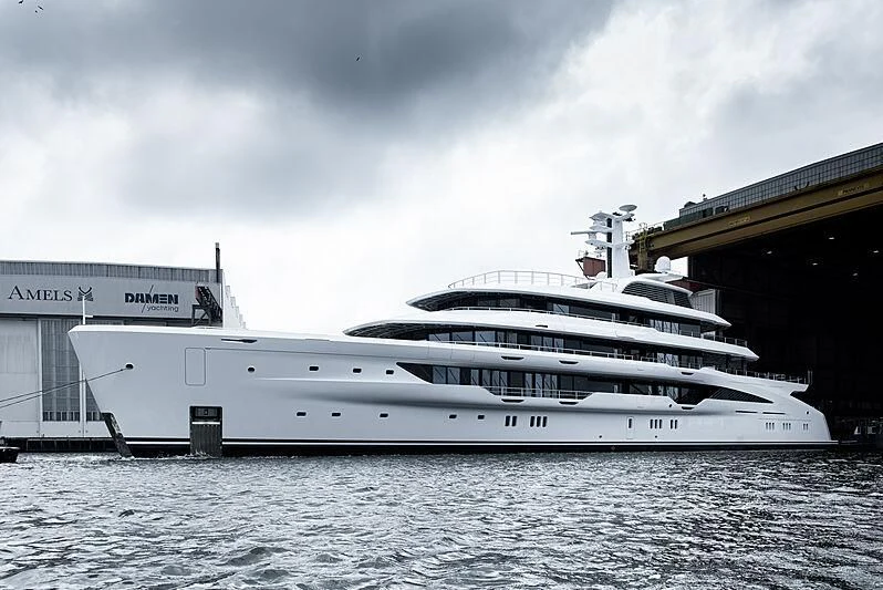 a large white yacht aboard ENERGY Yacht for Sale