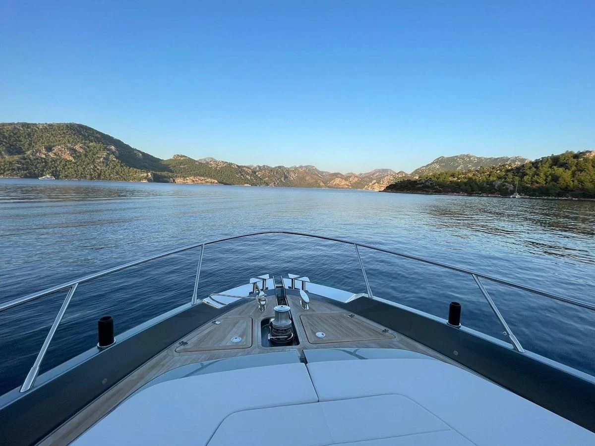 a boat on the water aboard RIVA 68' DIABLE Yacht for Sale