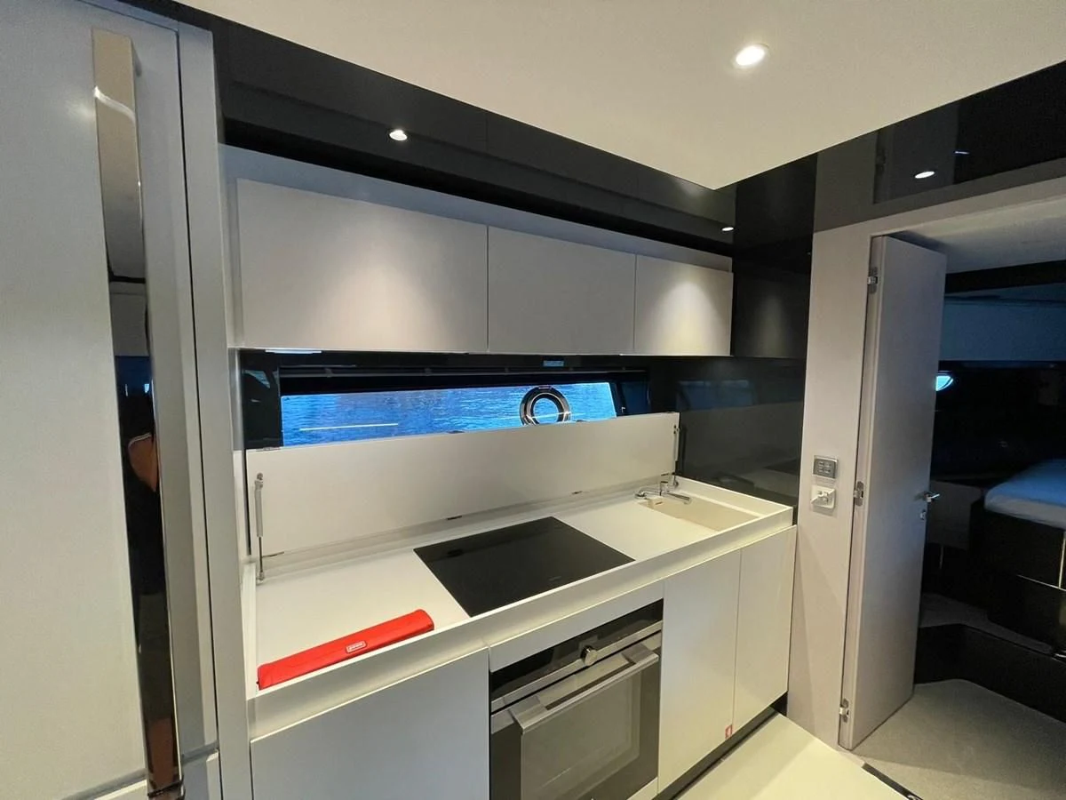 a large machine with a screen aboard RIVA 68' DIABLE Yacht for Sale