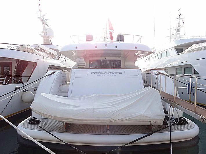 a group of boats docked aboard PAREAKI II Yacht for Sale