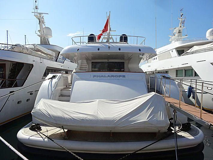 a group of boats docked aboard PAREAKI II Yacht for Sale